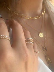 Pavé Paperclip Chain