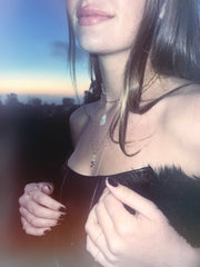 Freshwater pearl drop necklace