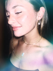 Freshwater pearl drop necklace